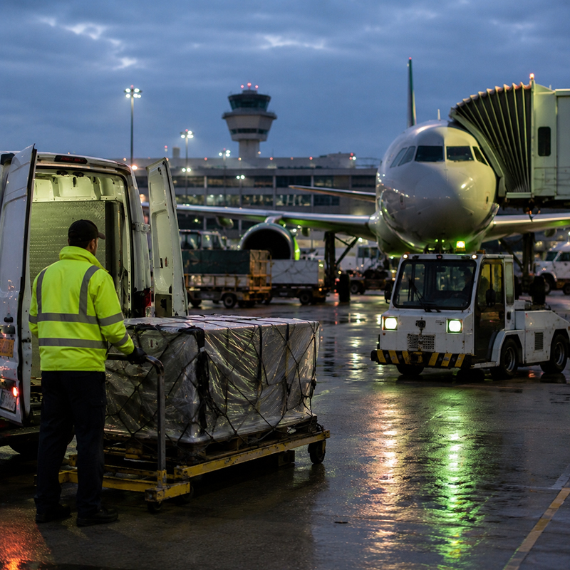 AOG courier services across Major U.S. airports